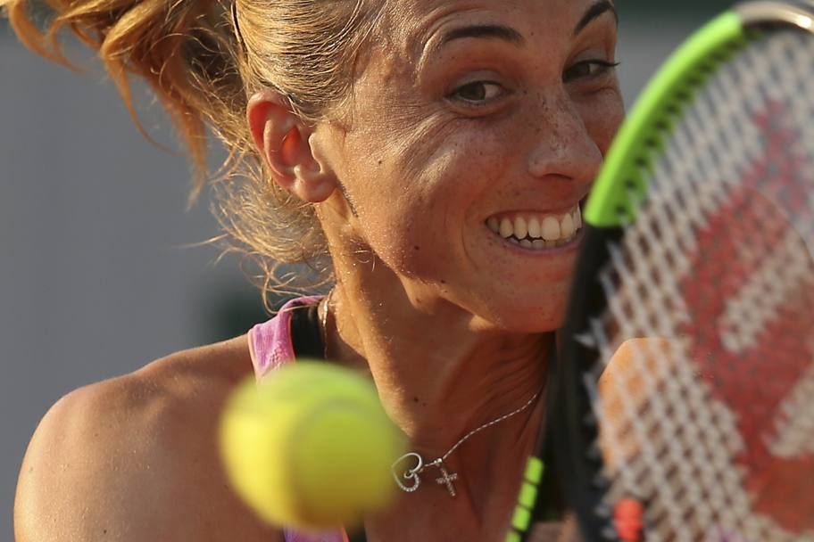 Roland Garros, Petra Martic, Croazia, nel match contro la statunitense Madison Keys (Ap)